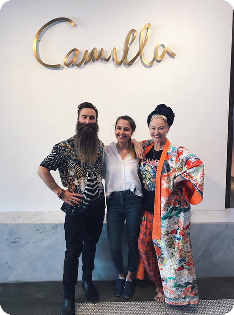 Camilla fashion team portrait