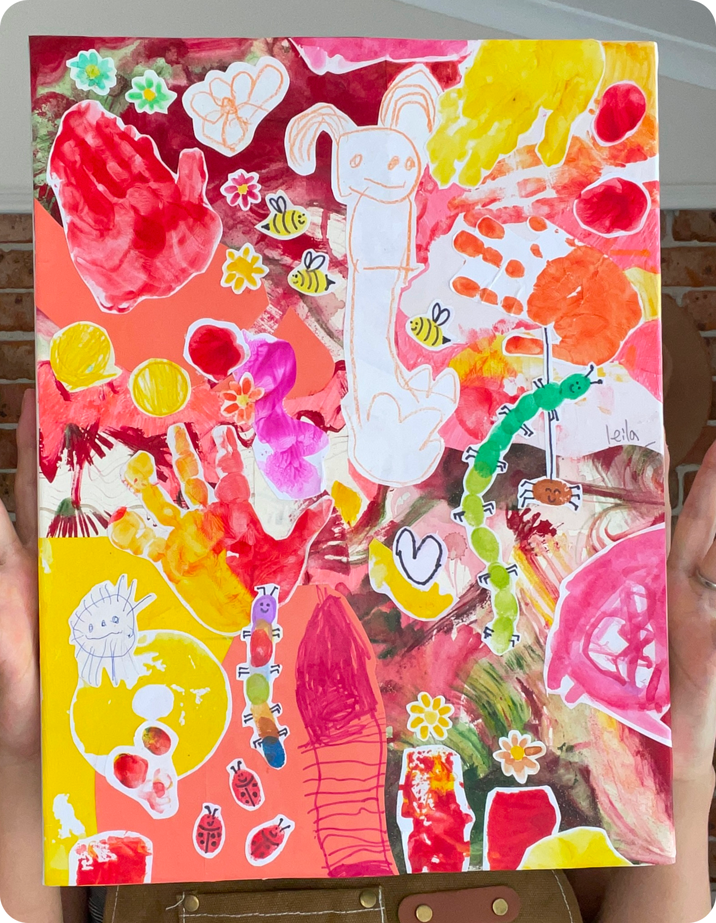 Collage artwork commissioned by Leila