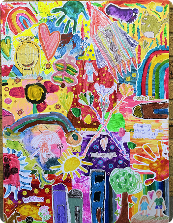 Collage artwork commissioned by Matt